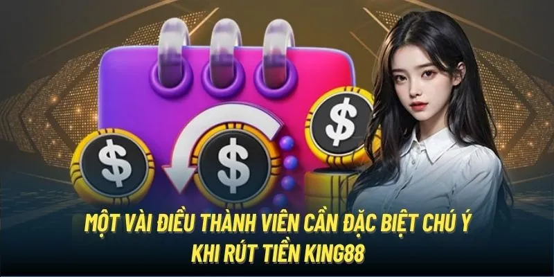 Một vài điều thành viên cần đặc biệt chú ý khi rút tiền King88